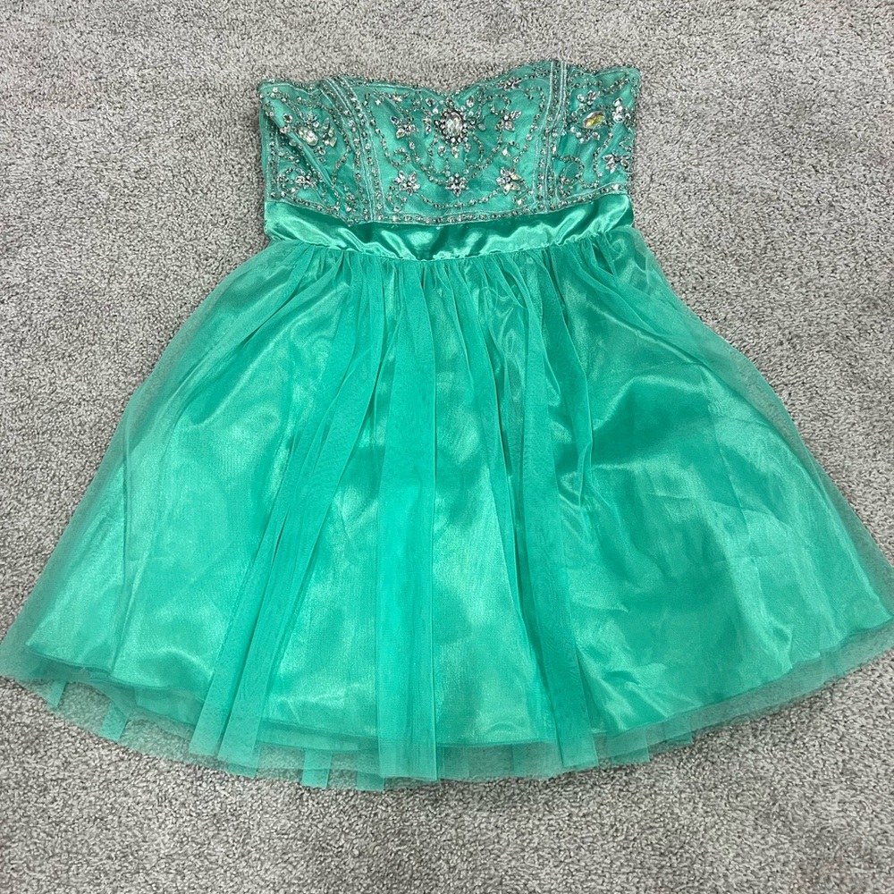 Deb Turquoise Formal Dress